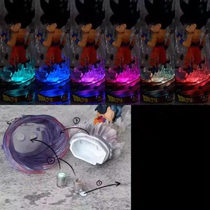 ฟิกเกอร์อนิเมะดราก้อนบอลใหม่ <span class=keywords><strong>WCF</strong></span> ซุนโกคูผมเทา อัลตร้าอินสติงค์ ไฟส่องสว่าง หน้าอกนูน 16.5 ซม. ของเล่นฟิกเกอร์แอคชั่น ของขวัญคริสต์มาส - Product Image 2