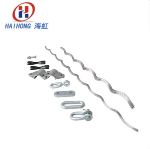 Bảo vệ cáp dễ uốn sắt đôi treo kẹp cho tháp - Product Image 1