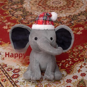 Peluche a Forma di Elefante, Cuscino Morbido Imbottito in Cotone PP per Bambini, Regalo di Compleanno per Bambini - Product Image 3