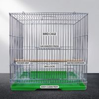 Support de Reproduction Pliable et Portable de Voyage, Style Classique, en Fer, avec Plateau en Plastique pour Canaris, Perroquets, Pigeons, Poulets et Oiseaux