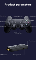 Consola de Juegos Portátil Retro Mini HD 4K M33, Consola de Juegos Retro Inalámbrica 2.4G, Consolas de Videojuegos