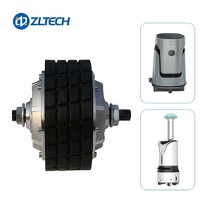 Zltech 4.5 "24V 200W 150kg tải cao su không thấm nước lốp DC không chổi than bánh xe servo động cơ trung tâm với 14bit mã hóa cho giao hàng <span class=keywords><strong>Robot</strong></span> - Product Image 2