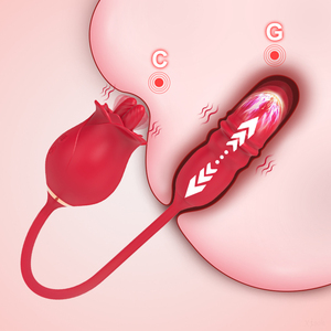 Juguete Sexual <span class=keywords><strong>Rosa</strong></span> con Vibración y 10 Modos de Empuje para Mujeres, Juguetes Sexuales <span class=keywords><strong>Rosa</strong></span> - Product Image 1