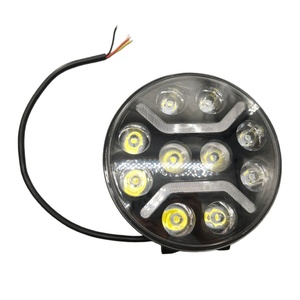 อะไหล่ระบบไฟรถบรรทุกคุณภาพสูง ไฟสปอร์ตไลท์ LED สีเหลืองอำพัน ขนาด 7 นิ้ว รูปทรงกลม 24V A07 สำหรับรถบรรทุกทั่วไป - Product Image 1