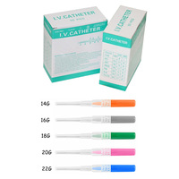 Kit de cathéters perforants creux en acier inoxydable 14G 16G 18G 20G 22G 24G pour piercing nombril, nez et art corporel