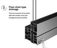 Ventana Abatible Moderna Personalizada de Aluminio con Doble Vidrio Templado, Pantalla Magnética y Protección Contra Impactos de Huracanes