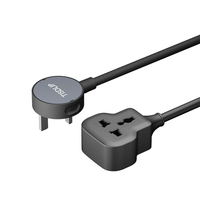 Convient pour CN UK US EU Traveling Power Cable With Customized Logo Plug Universal Socket Rallonge