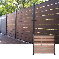 Easy Install Rotproof WPC Garden Privacy Fences Panels