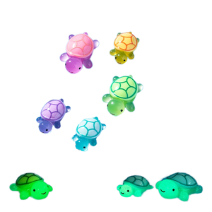 Новинка, модная мини-фигурная черепаха, 3D игрушка, милые украшения из смолы для дома, офиса, стола, автомобиля, подвеска, украшение, современный безделушка - Product Image 1