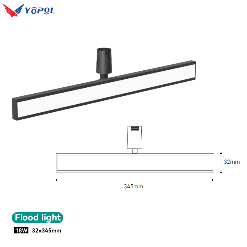 Lumière d'inondation 18W