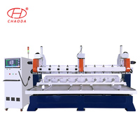 Machine de fraisage CNC 5 axes pour la sculpture 3D sur bois, idéale pour les pièces de meubles anciens, avec système de contrôle Syntec et moteur servo Yaskawa