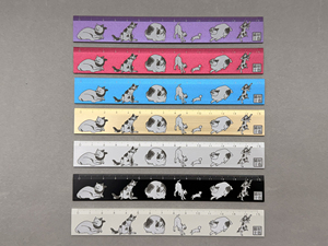 ไม้บรรทัดวัดค่าหลายฟังก์ชันสำหรับนักเรียนไม้บรรทัดวัดรูปทรงแมว - Product Image 6