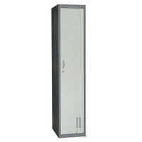 Offre Spéciale Armoire de salle de sport en métal Almirah à 4 portes en acier avec serrure à clé pour bureau à domicile ou meubles de chambre à coucher