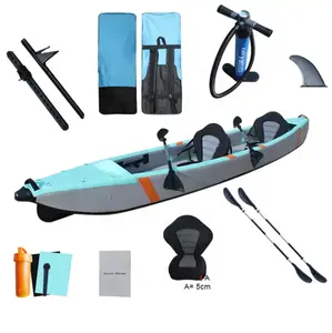 2024 migliori sport acquatici gonfiabili di tendenza Cina Kayak professionale Kayak gonfiabile nuovo Design di alta qualità punto a goccia PVC Kayak