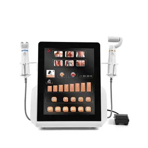 Newest 2 In 1 RF EMS Eyelid Face Lift Ozone Plasma Skin Tightening Roller Machine for Acne Treatment