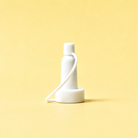 Bouchon compte-gouttes transparent en PVC de 20 mm pour flacon à sertir, embout en forme de trompette, bouchon compte-gouttes à clipser pour flacons et bouteilles