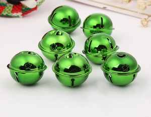 24mm-65mm grandi campane di natale PVD ferro metallo Jingle campane per albero di natale decorazione della casa Pet portachiavi appesi accessori - Product Image 4
