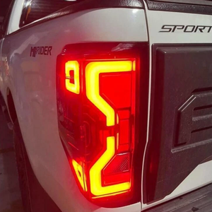 สำหรับรถฟอร์ด เรนเจอร์ T6 T7 PX MK <span class=keywords><strong>XLT</strong></span> ปี 2012-<span class=keywords><strong>2021</strong></span> ชุดไฟท้ายและไฟเลี้ยวแบบ LED เลนส์สีแดงใหม่ คู่หนึ่ง แรงดันไฟฟ้า 12V - Product Image 6