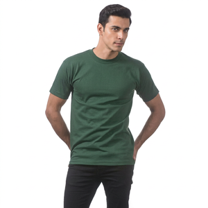 เสื้อยืดผู้ชายทรงสลิมฟิต แขนสั้น สไตล์สตรีทแวร์ ผ้าคอตตอนผสมอีลาสเทน น้ำหนักเบา เหมาะสำหรับออกกำลังกาย คอกลม ชายเสื้อโค้งยาว รับผลิตตามแบบ OEM - Product Image 1