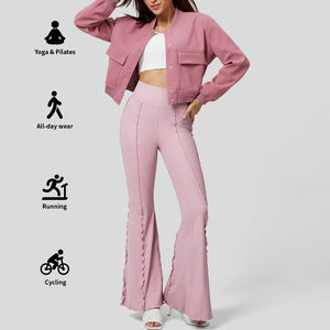 Mujeres Scrunch V Cintura Scrunch Butt Lifting Pantalones Fitness Gym Wear Yoga Wear Pantalones Entrenamiento Deportes Yoga Leggings con bolsillos - Product Image 4