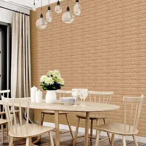 5.5mm di spessore carta da parati PE Foam brick Wall Sticker autoadesivo 3D Wallpaper 3d Foam wall stickers