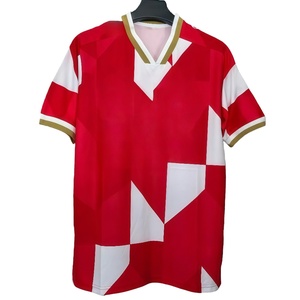 Uniforme de Fútbol 2526 Alemania Hamburgo Versión Aficionado 100% Poliéster Camiseta de Manga Corta a Rayas para Adultos - Product Image 4