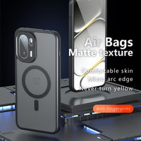 Pour téléphone Oneplus ACE6 6T 15R, design magnétique professionnel, TPU mat pour coque de téléphone portable antichoc