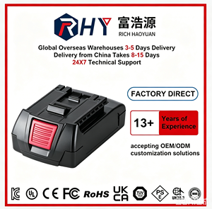 Batterie lithium-ion Bos 18V pour outils électriques, cathode LiMn2O4, 1000 cycles, 6-18Ah, BMS BAT607 <span class=keywords><strong>BAT618</strong></span>/BAT607B/BAT614, prix d'usine - Product Image 1
