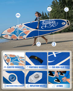 Planche de SUP personnalisée OEM, fabrication directe, 11'*33''*6'', planche de <span class=keywords><strong>paddle</strong></span> <span class=keywords><strong>gonflable</strong></span>, planche de surf, jeux aquatiques, planche de SUP souple - Product Image 5