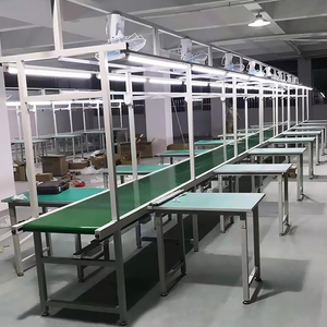 Sistema di Trasporto a Nastro per l'Industria Elettronica, Tavolo di Lavoro per Linea di Assemblaggio di Grado Alimentare per TV - Product Image 3
