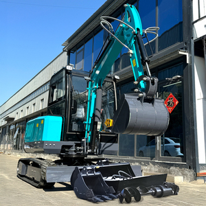 <span class=keywords><strong>Mini</strong></span>-Excavatrice de Chantier 5 Tonnes <span class=keywords><strong>avec</strong></span> Débroussailleuse et Bêche pour le Défrichement et le Nivellement des Terrains - Product Image 6