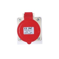 Prise industrielle à montage en surface ZNG-124 triphasée 380V 4 broches 32A