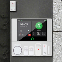 Système d'alarme de sécurité domestique intelligent 7 pouces 2025 OEM/ODM d'usine Tuya Smart 4G/WiFi sans fil portable avec détection de mouvement PIR anti-intrusion