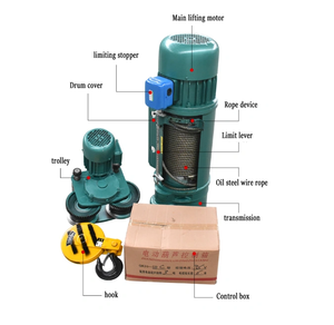 Crane Jembatan 1T 3T 5T 10T <span class=keywords><strong>16T</strong></span> Menggunakan <span class=keywords><strong>Hoist</strong></span> Tali Kawat Baja Listrik Tipe CD1 Kecepatan Tunggal - Product Image 5