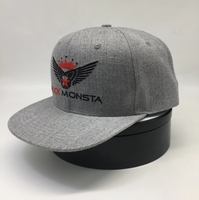 Casquette Snapback OEM Tendance avec Patch Tissé Personnalisé Broderie Plate 3D Hip Hop Sport Plein Air Unisexe 100% Coton Bicolore Imprimée à Visière Plate