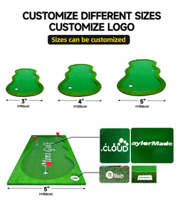 फैक्टरी प्रत्यक्ष गोल्फ 9 होल ग्रीन्स कृत्रिम हरी घास के आउटडोर मिनी गोल्फ अभ्यास हरे रंग के लिए - Product Image 2