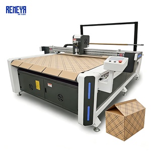 Système de découpe numérique CNC REMEYA pour carton ondulé, carton de revêtement et carton moyen avec rainurage et pliage automatisés - Product Image 1