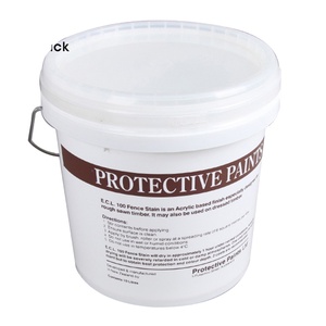Seau en plastique blanc de 16 litres de haute qualité avec couvercle Seaux vides en gros Seaux et barils de tambours de haute qualité - Product Image 1