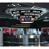 Pantalla LED Curva P1.8 P2 P2.5 P3 para Video Wall, Flexible, para Publicidad en Interiores y Exteriores, para Tiendas, Centros Comerciales, Animación