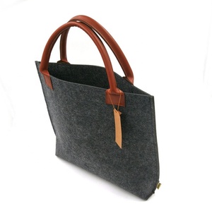 Sac à main en toile à imprimé personnalisé, fourre-tout léger, perles en feutre <span class=keywords><strong>de</strong></span> laine, pour femmes - Product Image 2