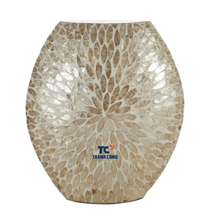 แม่ของแจกันมุกเคอิซเปลือกรอมฎอนสำหรับตกแต่งบ้านซับแจกันสำหรับการแสดงผลผลิตเวียดนามแฮนด์เมด Thanh Cong Craft - Product Image 3