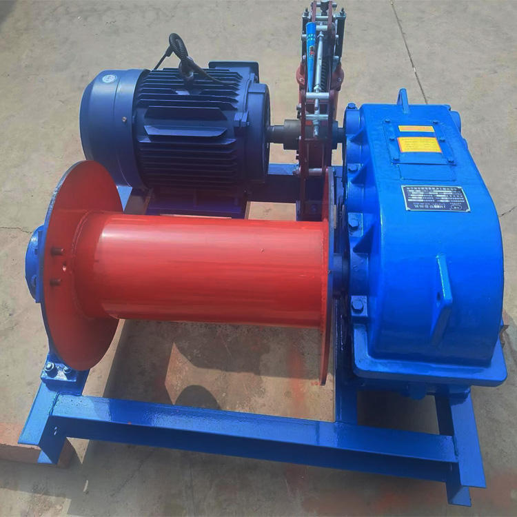 200 Ton Fixed Electric Anchor Winch Steel Wire Rope JK Model for Cranes ...