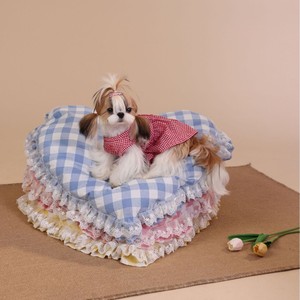 Pakaian Hewan Peliharaan ZHONGYA Model Baru Musim Semi dan Musim Panas, Gaun Kotak-kotak untuk Kucing dan Anjing, Gaya Internet Red Plaid Dress Bitter Bear Marzis untuk Anjing Kecil, Gaya Ins - Product Image 4