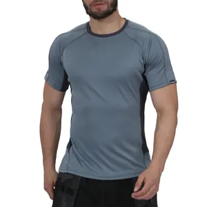 メンズウルトラソフトバンブーTシャツカーブ裾軽量冷却ロング/半袖カジュアルベーシックTシャツ