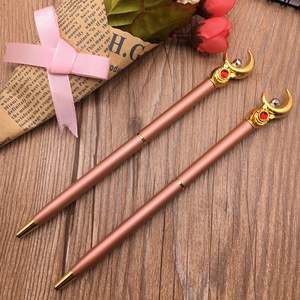 Cadeaux promotionnels pour femmes et filles, marchandises Kawaii Moon Power, magnifique stylo à bille rétractable en cristal - Product Image 4