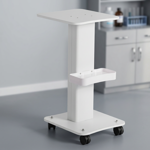 Carrito Rodante Moderno para Salón de Belleza, Carrito de 4 Ruedas, Mueble de Metal Resistente para Peluquerías y Centros Comerciales - Product Image 6