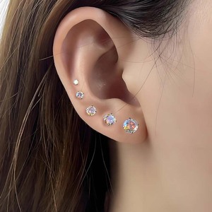 Piercing de cuerpo personalizado joyería ASTM F136 titanio Labret nariz Stud tallo largo roscado Zircon <span class=keywords><strong>labio</strong></span> uñas Ti hilo interno <span class=keywords><strong>pendientes</strong></span> - Product Image 3