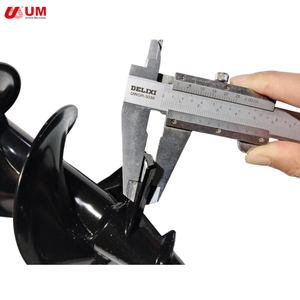 Earth <span class=keywords><strong>Auger</strong></span> Boor 100Mm X 800Mm Dubbele Spiraal Grondboor Vijzel Voor <span class=keywords><strong>Post</strong></span> Gat <span class=keywords><strong>Digger</strong></span> Stalen Boor Bit Tuin Plantgereedschap - Product Image 5