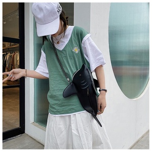 Sac à main en cuir Pu pour femmes, 3 couleurs, personnalisé, requin, sangles amovibles, Mini sac à main, sac à bandoulière de soirée, clé - Product Image 2