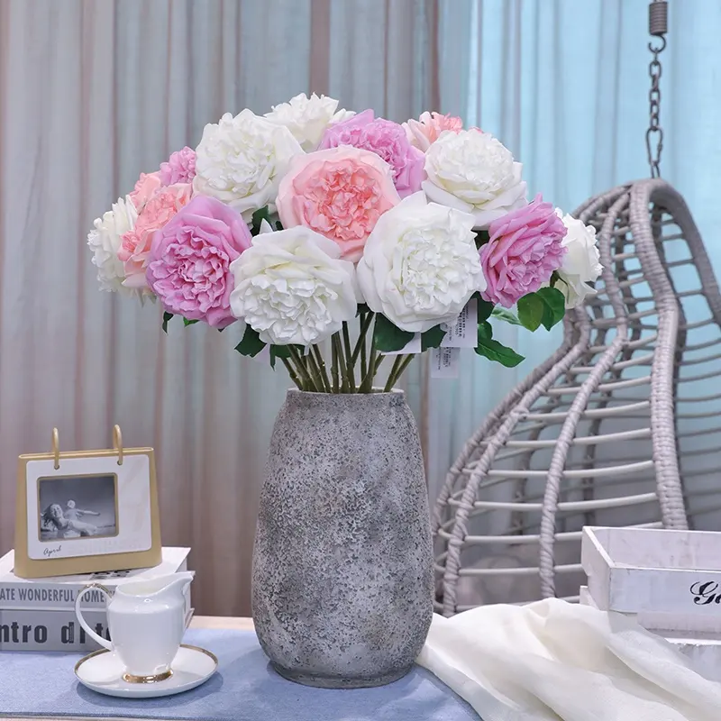 Neue Bestseller Künstliche Real Touch Rose Latex Rose Hochzeits dekor Bulk Rose Flower Großhandel